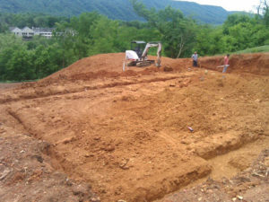 NC Footer Prep and Poured Concrete